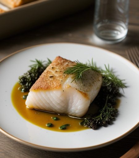 Roast Cod With Persillade Crust recipe image