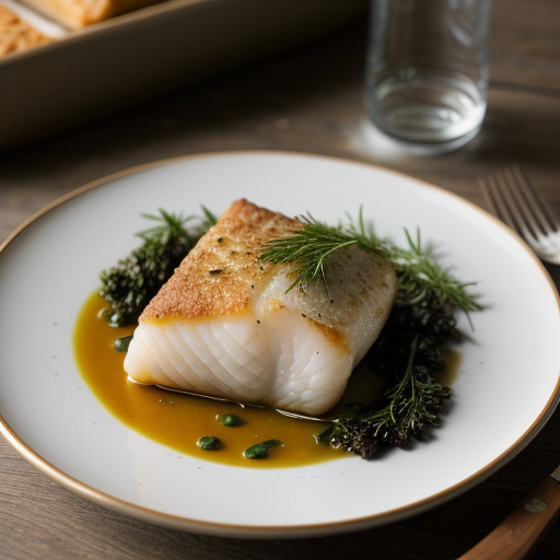 Roast Cod With Persillade Crust recipe image