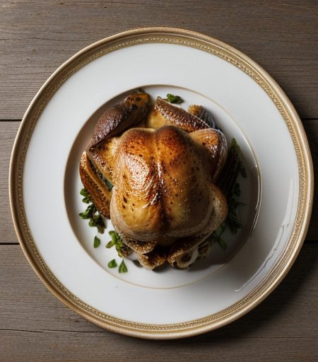 Roast Cornish Game Hen & Jerusalem Artichok recipe image
