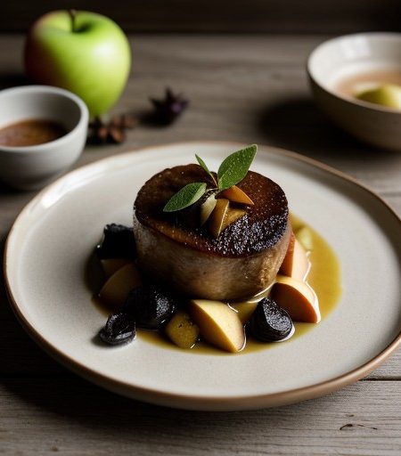 Roast Duck With Apples recipe image