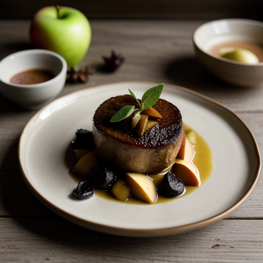 Roast Duck With Apples recipe image