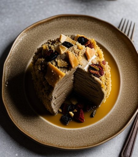 Roast Goose With Dried-Fruit Stuffing - Country Living Ho recipe image
