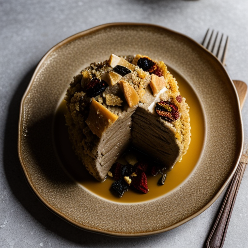 Roast Goose With Dried-Fruit Stuffing - Country Living Ho recipe image