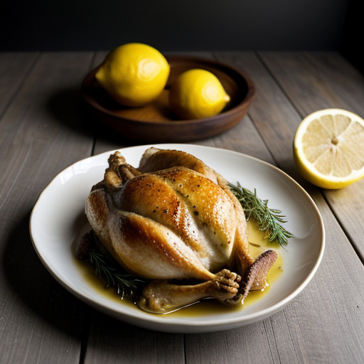 Roast Lemon Chicken (For 4 recipe image