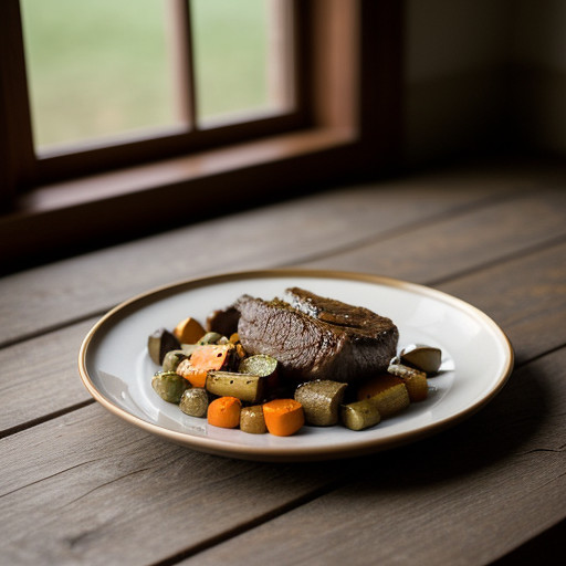 Roast Mallard With Root Vegetables - Country recipe image
