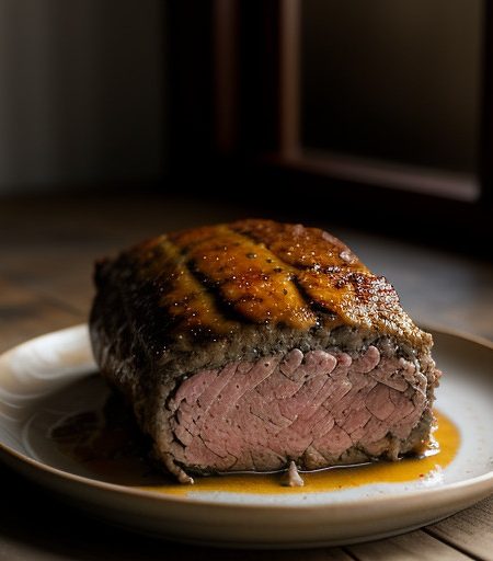 Roast Meat Loaf or "Hedgehog" recipe image