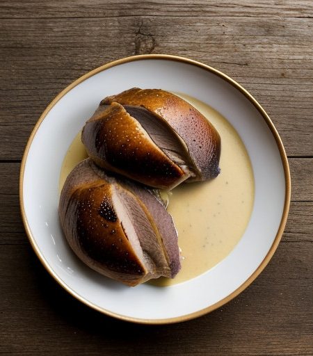 Roast Pheasent in Applejack & Cream Sauce recipe image