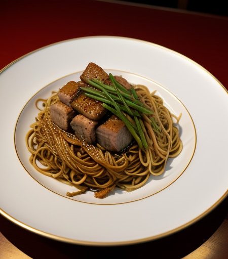 Roast Pork Lo Mein recipe image
