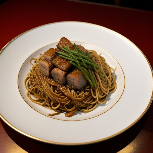 Roast Pork Lo Mein recipe image
