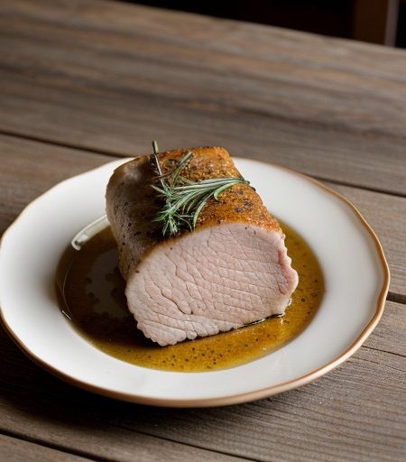 Roast Pork Loin With Rosemary recipe image