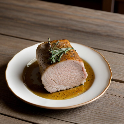Roast Pork Loin With Rosemary recipe image