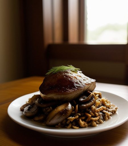 Roast Pork & Mushrooms (Char Shu Moo Goo recipe image