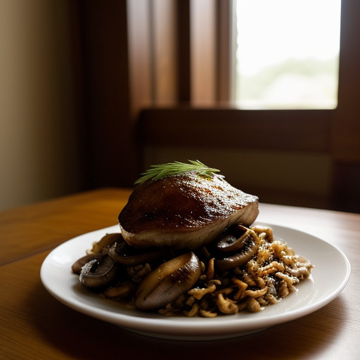 Roast Pork & Mushrooms (Char Shu Moo Goo recipe image