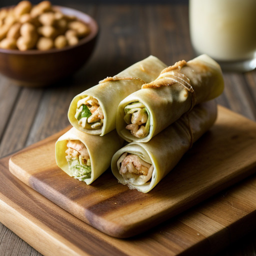 Roast Pork, Shrimp and Cabbage Egg Rolls recipe image