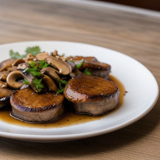 Roast Pork and Mushrooms (Char Shu Moo Goo recipe image