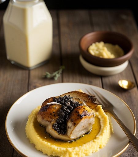 Roast Quail With Juniper Berries I (Polenta recipe image