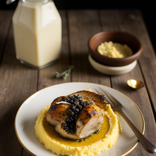 Roast Quail With Juniper Berries I (Polenta recipe image