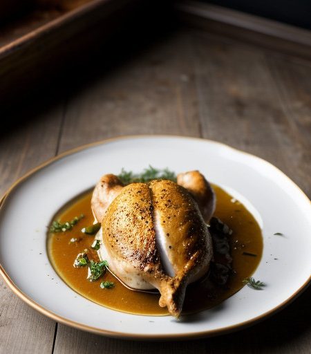 Roast Quartered Chicken recipe image