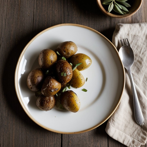 Roast Shallot Savoyarde Potatoes recipe image