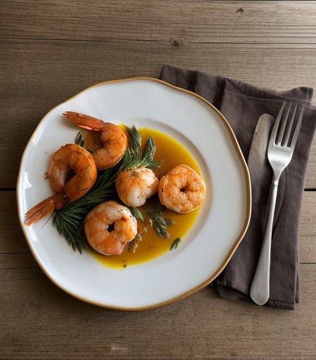 Roast Shrimp With Orange & Tarragon recipe image