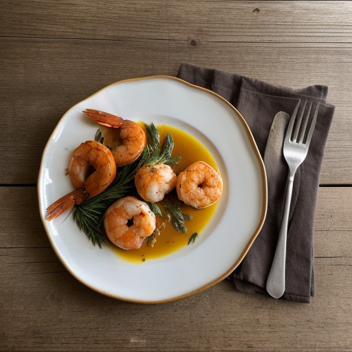 Roast Shrimp With Orange & Tarragon recipe image