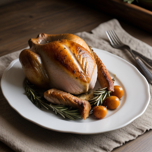 Roast Turkey Breast With Rosemary & Garlic recipe image