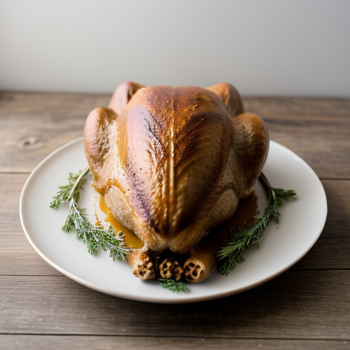 Roast Turkey With Chestnut Filling recipe image