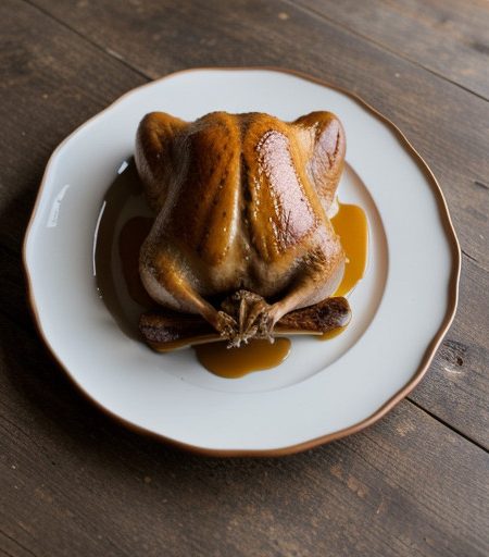 Roast Turkey With Chestnut Filling recipe image
