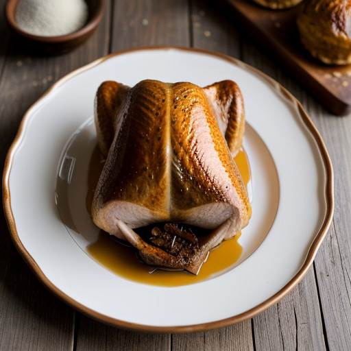 Roast Turkey With Chestnut Filling recipe image