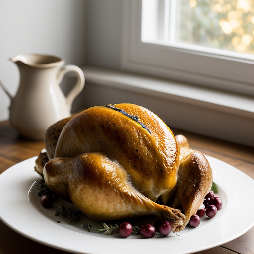 Roast Turkey With Grand Marnier Apricot Stuffing recipe image