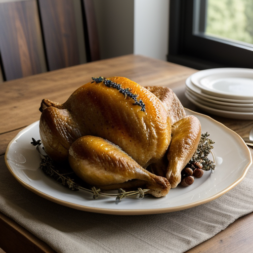 Roast Turkey With Grand Marnier Apricot Stuffing recipe image
