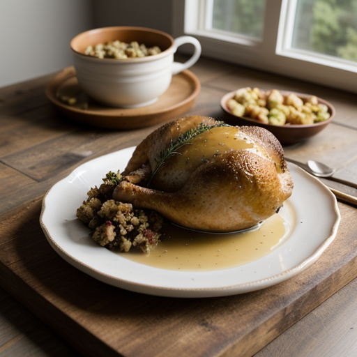 Roast Turkey With Stuffing recipe image