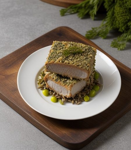 Roast Turkey With Wild Rice Stuffing. recipe image