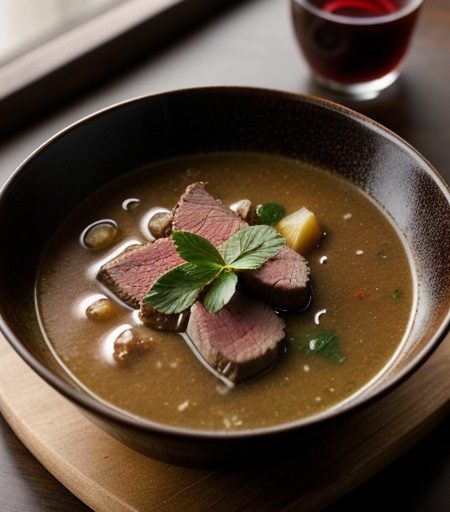 Roasted Beef Soup recipe image