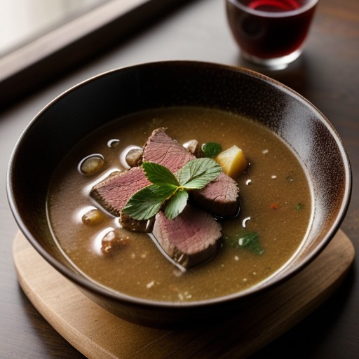 Roasted Beef Soup recipe image