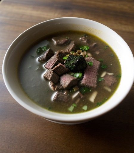 Roasted Beef Soup recipe image