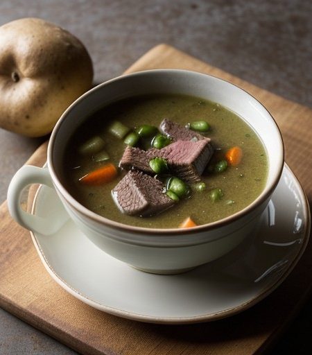 Roasted Beef Soup recipe image