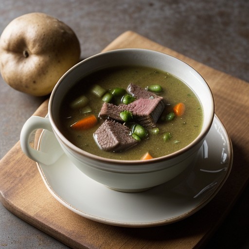 Roasted Beef Soup recipe image