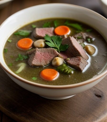 Roasted Beef Soup recipe image