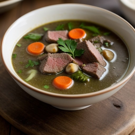 Roasted Beef Soup recipe image