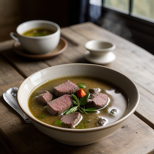Roasted Beef Soup recipe image