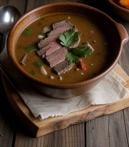Roasted Beef Soup recipe image