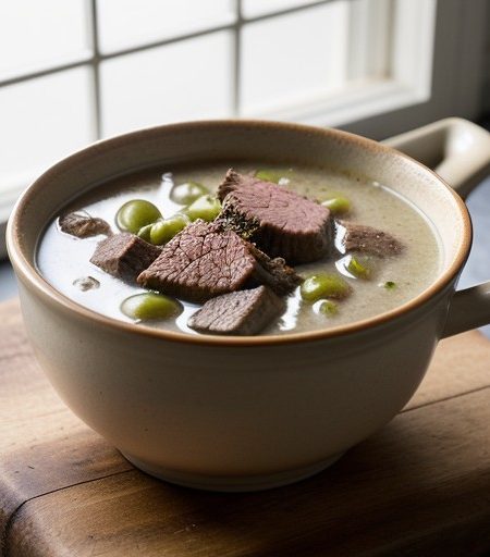 Roasted Beef Soup recipe image