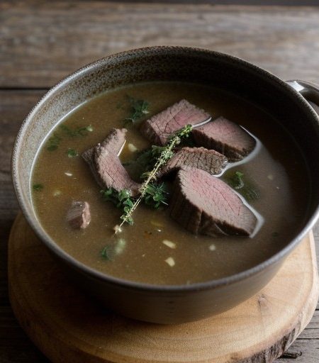 Roasted Beef Soup recipe image