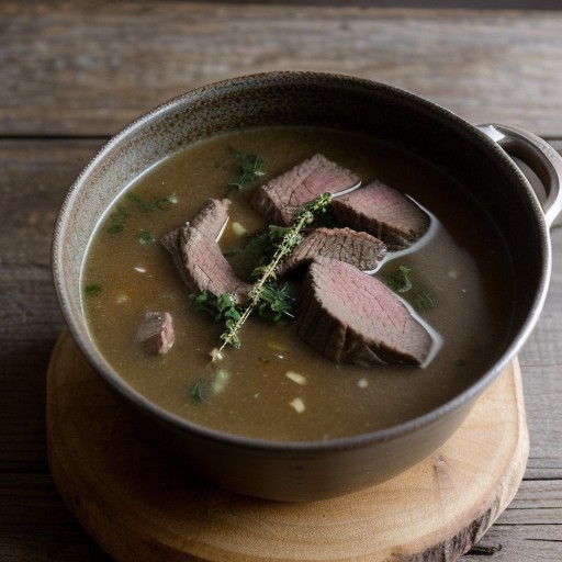Roasted Beef Soup recipe image