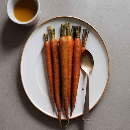 Roasted Carrots & Julienne Vegetables recipe image