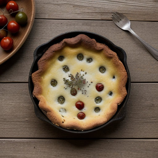 Roasted Cherry Tomato Clafoutis recipe image