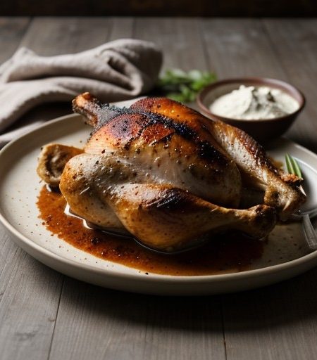 Roasted Chicken Bbq recipe image