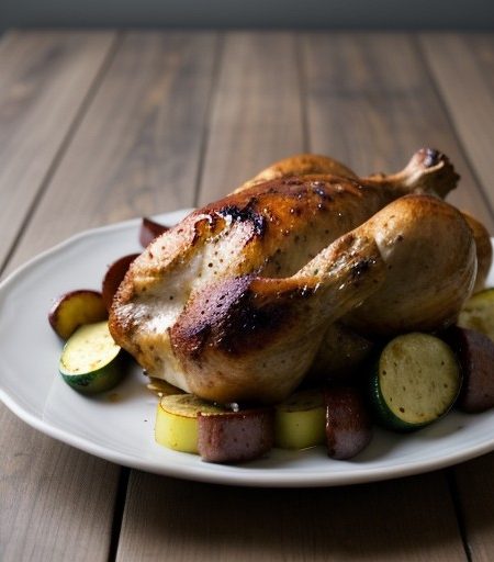 Roasted Chicken Bbq recipe image