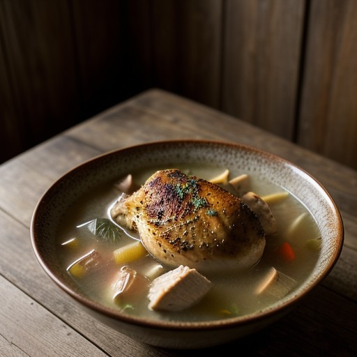 Roasted Chicken Soup recipe image